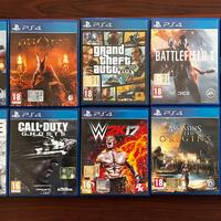 Lotto 11 Giochi PS4 - Titoli misti