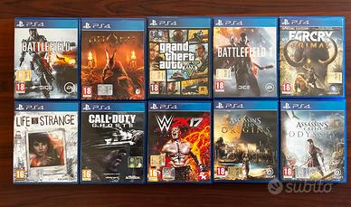 Lotto 11 Giochi PS4 - Titoli misti