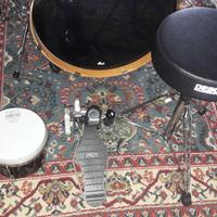 Sgabello batteria,pedale, bongos