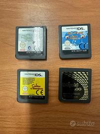 4 Giochi Nintendo DS usati funzionanti
