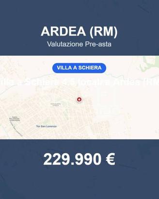 Immobile in asta di 119 m² con box auto a Ardea