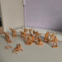 Modellini soldatini tedeschi Africa Korps vintage 