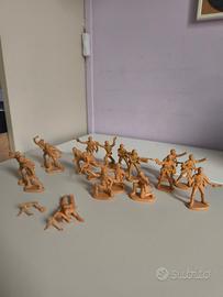 Modellini soldatini tedeschi Africa Korps vintage 