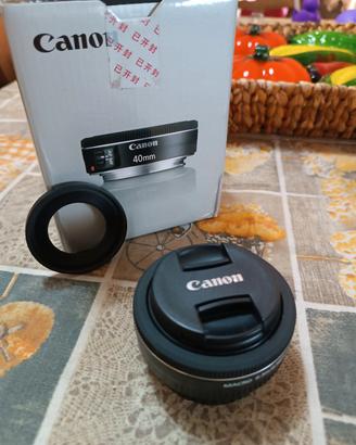 Canon ef 40mm  f/2.8 STM + paraluce