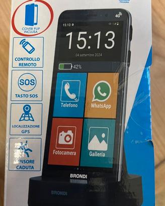 Brondi Amico Vero 4G Dual Sim+COVER+BRACCIALE SOS