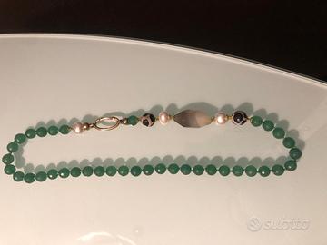Collana lunga pietre dure
