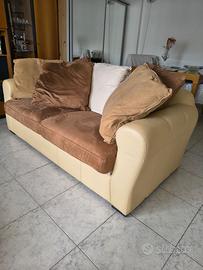 Divano Sofà ARTIGIANALE in pelle – Come nuovo