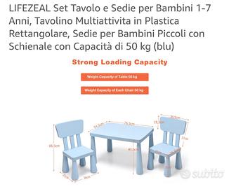 tavolo+sedie bambini