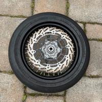 Cerchi Alpina Supermotard 16.5 /17 Metzeler Racete