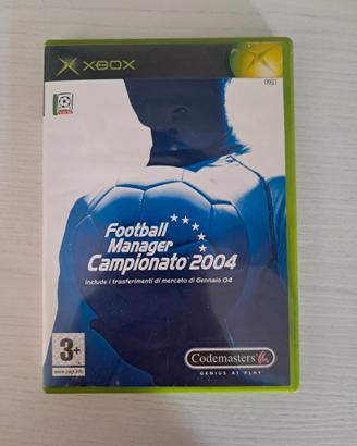 Football manager campionato 2004 xbox