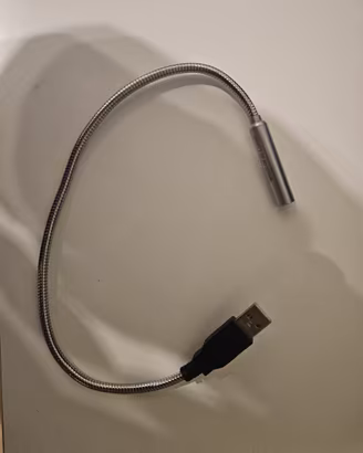 Lampada LED USB flessibile per PC e notebook