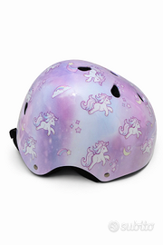 Casco regolabile per bambina tema unicorni