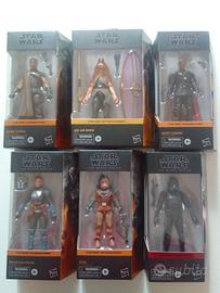 6 figure Hasbro Black series Star wars