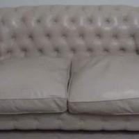 divano vera pelle Chesterfield