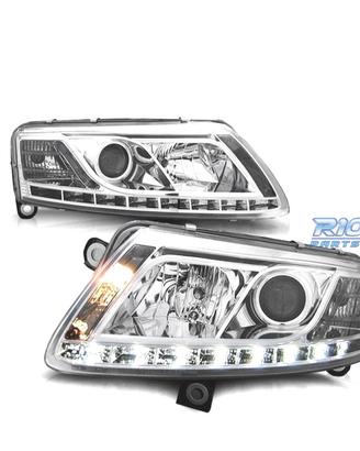FARI XENON AUDI A6 4F 04-08 DRL LUCE DIURNA REALE 