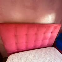 Letto imbottito una piazza e mezza