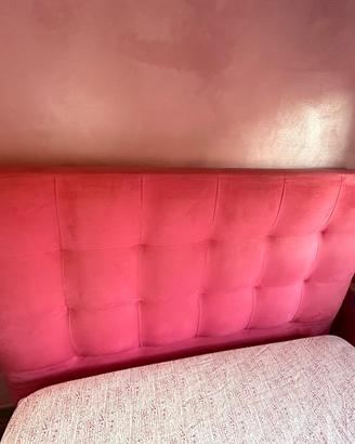 Letto imbottito una piazza e mezza