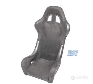 SEDILE BAQUET UNIVERSALE NERO ALCANTARA - PELLE ST