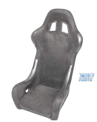 SEDILE BAQUET UNIVERSALE NERO ALCANTARA - PELLE ST