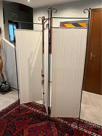 Separè divisorio in ferro battuto 180cm x 147cm