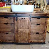 Mobile stile rustico da Bagno