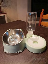 2 in 1 ciotola e abbeveratoio automatico