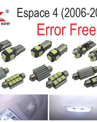 KIT 23 LAMPADE LED INTERNE 06-14 RENAULT ESPACE 4 