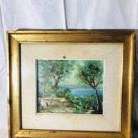 Dipinto con cornice risalente al 1960