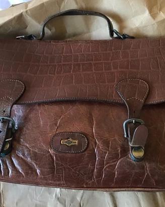 Borsa El Campero Vintage Anni '80 in Pelle 