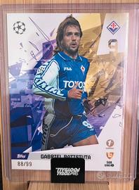 Card numerata topps Batistuta