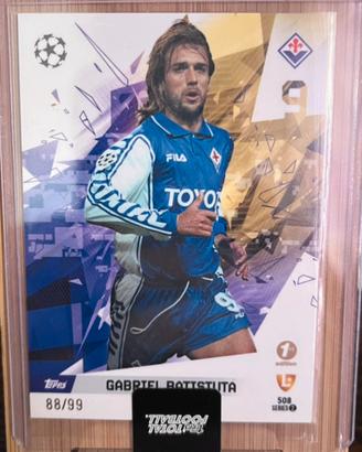 Card numerata topps Batistuta