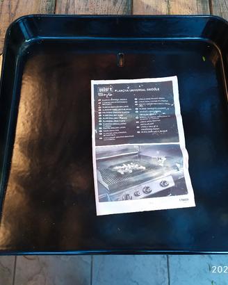 Piastra WEBER per barbecue a gas