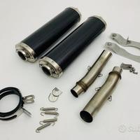 Kit scarichi completo basso ducati monster carbura
