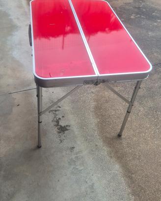 tavolo pieghevole a valigetta in alluminio 