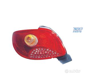 FANALE SINISTRO PEUGEOT 206 PLUS 09-13 AMBRA ROSSO