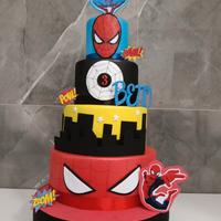 torta scenografica spiderman 