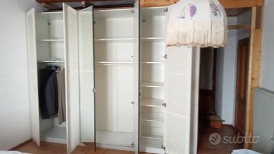 Armadio guardaroba componibile 6 ante