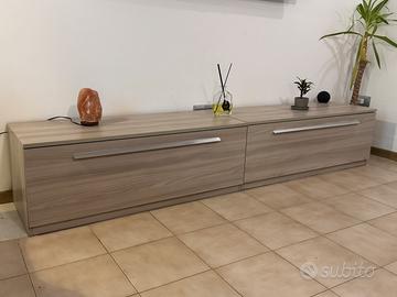 Mobile TV / Cassettoni Salotto 2 Moduli - 240 cm