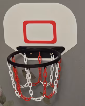 mini canestro da basket stampato in 3d