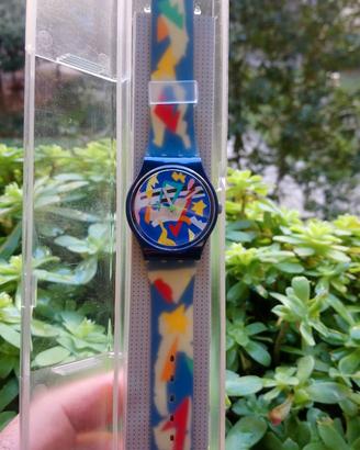 Orologio vintage Swatch Silver Patch GN132