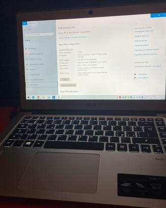 Notebook Acer swift sf314-51
