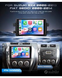 4G+64G Autoradio Android 13 per Suzuki SX4 2006-20