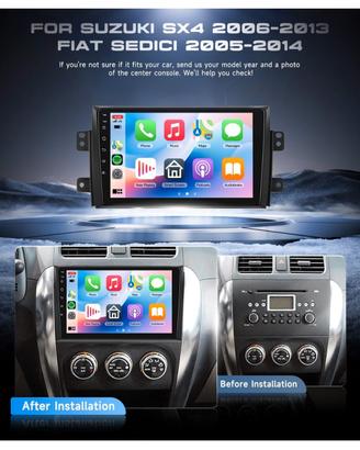 4G+64G Autoradio Android 13 per Suzuki SX4 2006-20