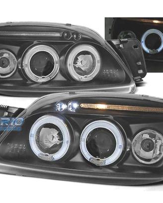 FARI FORD FIESTA 99-02 ANGEL EYES SFONDO NERO
