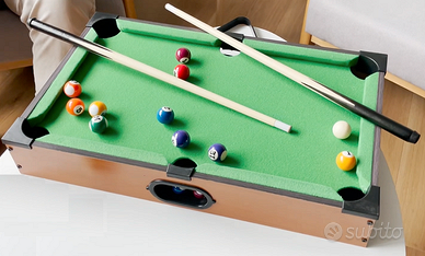 Mini Bliliardo da tavolo completo di scatolo