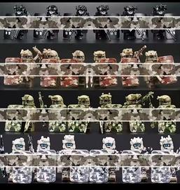 24 minifigure compatibili lego soldati polizia SW