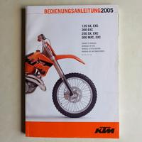 Manuale d'uso KTM EXC 2005