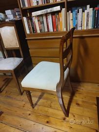 Sedia Noce d'epoca restaurata