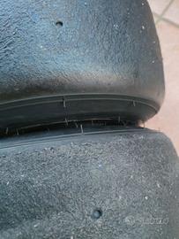 Gomme posteriori Vega bianche XM4  kart kz