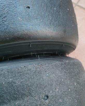 Gomme posteriori Vega bianche XM4  kart kz